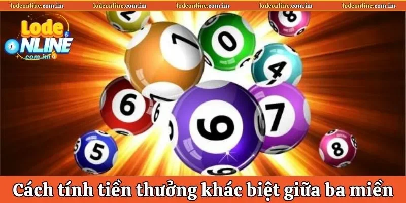 Cách tính tiền thưởng khác biệt giữa ba miền